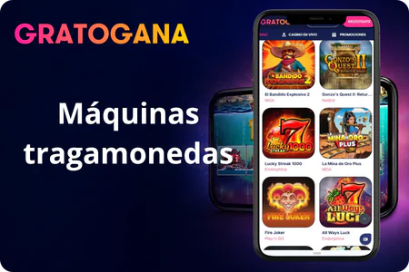Máquinas tragamonedas Gratogana